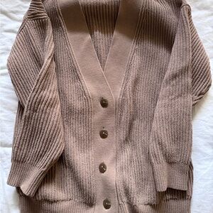 lululemon athletica Brown Cardigan Sweater *sold out